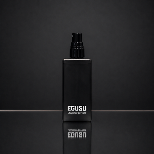 EGUSU ボリュームアップ ドライミスト 黒背景